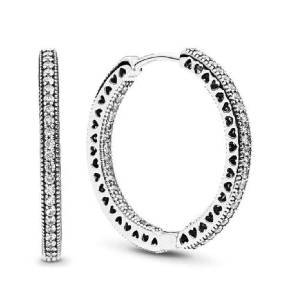 Pandora Sterling Silver Hoops